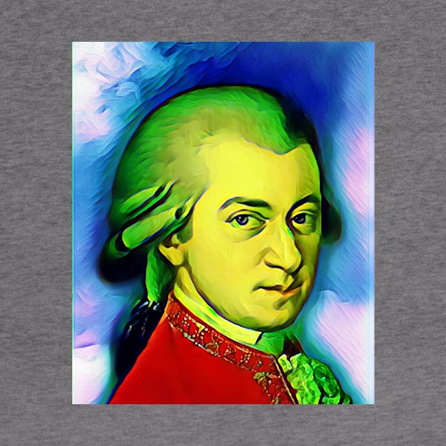 Wolfgang Amadeus Mozart Portrait | Wolfgang Amadeus Mozart Artwork 5 by JustLit